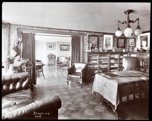 Lo studio nella residenza di Madame Schumann-Heink, 1906